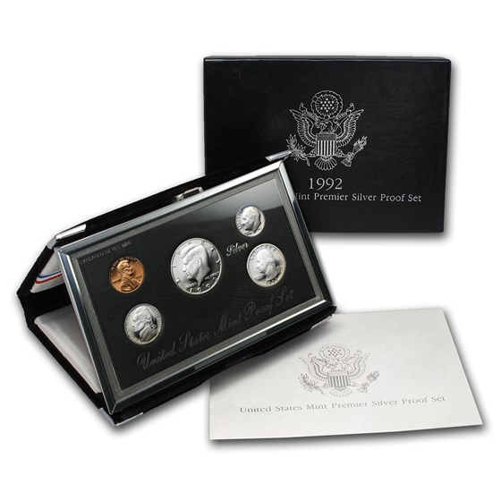 1992 Premier Silver Proof Set 1992 Premier Silver Proof Set